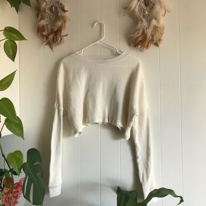 Urban Out From Under Ella Cropped Thermal Top